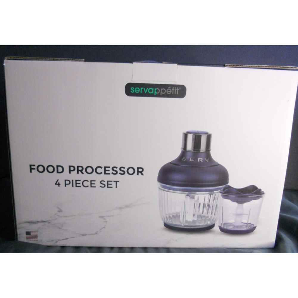 Servappeett Food Proccessor Four Piece Set Meat and Vegetable Grinder
